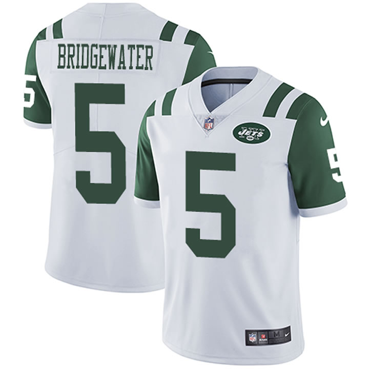 Nike Men & Women & Youth Jets 5 Teddy Bridgewater White NFL Vapor Untouchable Limited Jersey,We sell and wholesale Nike Men & Women & Youth Jets 5 Teddy Bridgewater White NFL Vapor Untouchable Limited Jersey on line form chian!